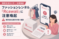 国民生活センター、ファッションレンタル「Rcawaii」に注意喚起　解約後も請求が続く相談