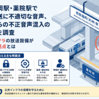 西鉄福岡駅・薬院駅で構内放送に不適切な音声、外部からの不正音声混入の可能性を調査 公共インフラの放送設備が抱える問題点とは