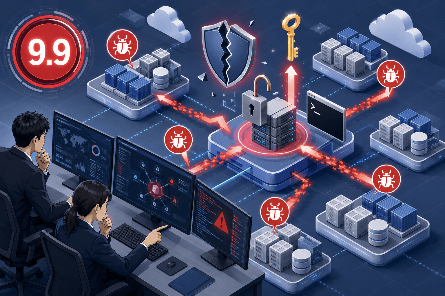 Red Hat RHACM／MCEに深刻な5件の脆弱性　CVSS 9.9、管理クラスタで任意コード実行・権限昇格の恐れ(CVE-2026-72526,CVE-2026-73268)他