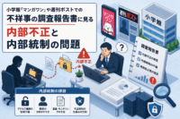小学館「マンガワン」や週刊ポストでの不祥事の調査報告書に見る内部不正と内部統制の問題