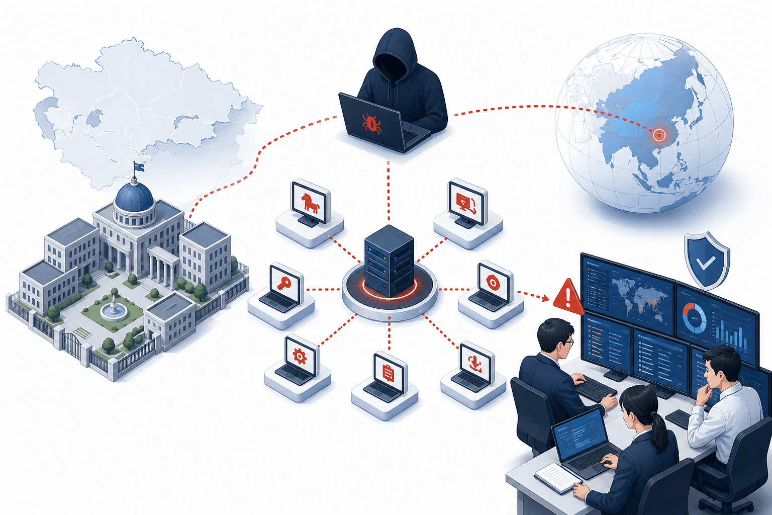 中央アジア政府機関狙う「SilkParasite」、7種のRATをサイバー攻撃に使用　Bitdefenderは中国系ハッカー グループとの関連を中程度の確度で評価