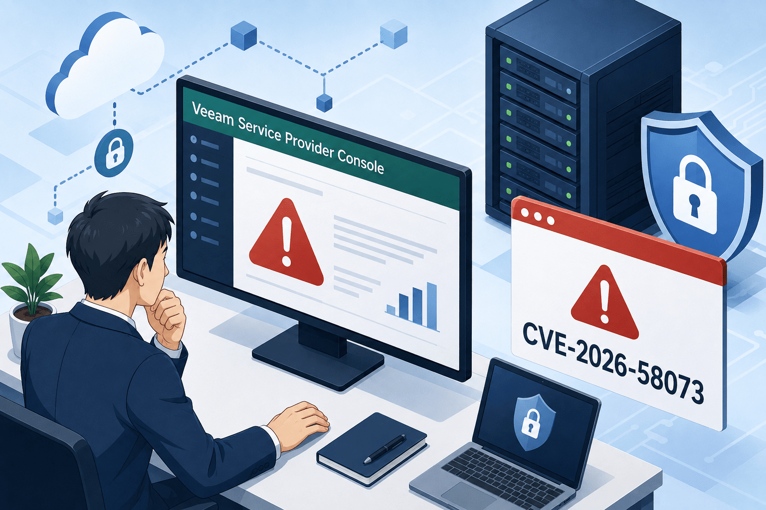 Veeam Service Provider Consoleに重大な脆弱性、CVE-2026-58073など4件を修正