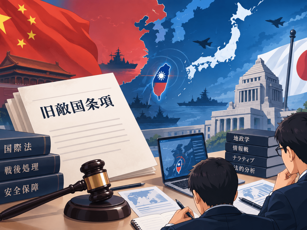 中国「旧敵国条項は現在も有効」と再主張 台湾有事を巡る対日