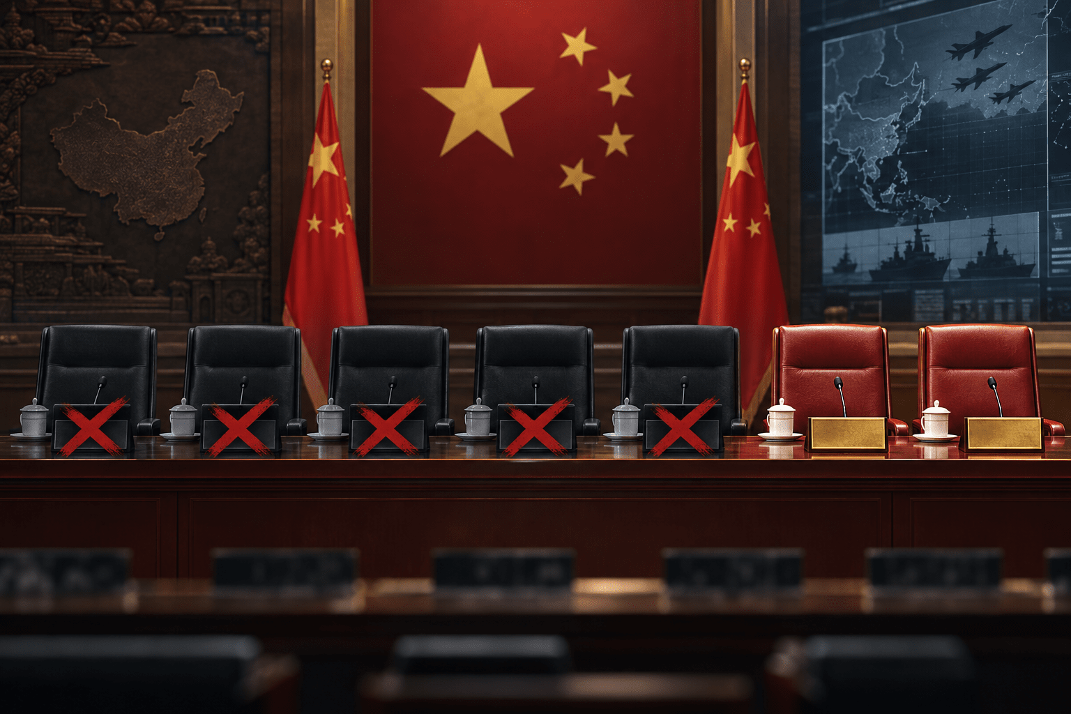中国 中央軍事委員会、7人中5人が失脚　張又侠・劉振立を党・軍籍から除名、残るのは習近平と張 昇民