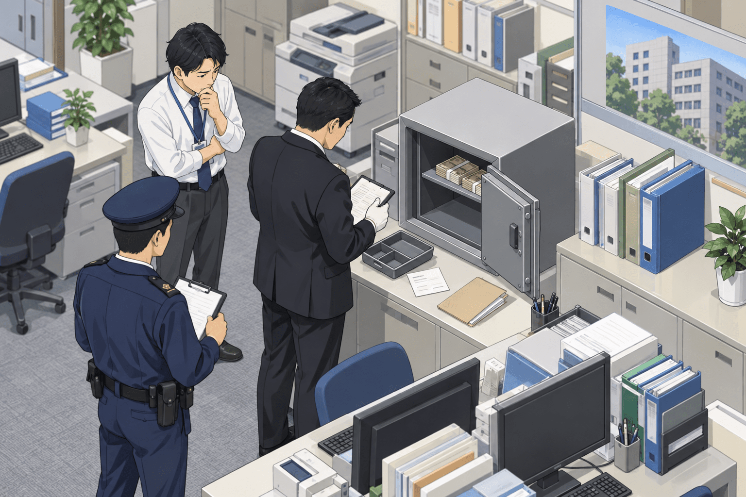 熊本県職員を窃盗容疑で逮捕、収税第一課の金庫から約70万円　上司に「私が盗みました」と置き手紙