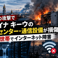 ロシア軍の攻撃でウクライナ キーウのデータセンター・通信設備が損傷 約10万世帯でインターネット障害