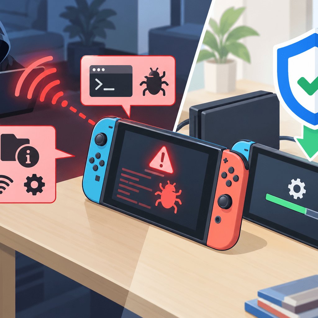 【注意事項有】Nintendo Switch Nintendo Switchに危険度の高い 脆弱性 CVE-2026-82079 近接リモート