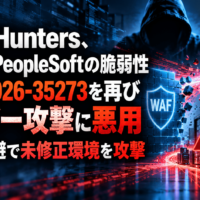 ShinyHunters、Oracle PeopleSoftの脆弱性 CVE-2026-35273を再びサイバー攻撃に悪用 WAF回避で未修正環境を攻撃