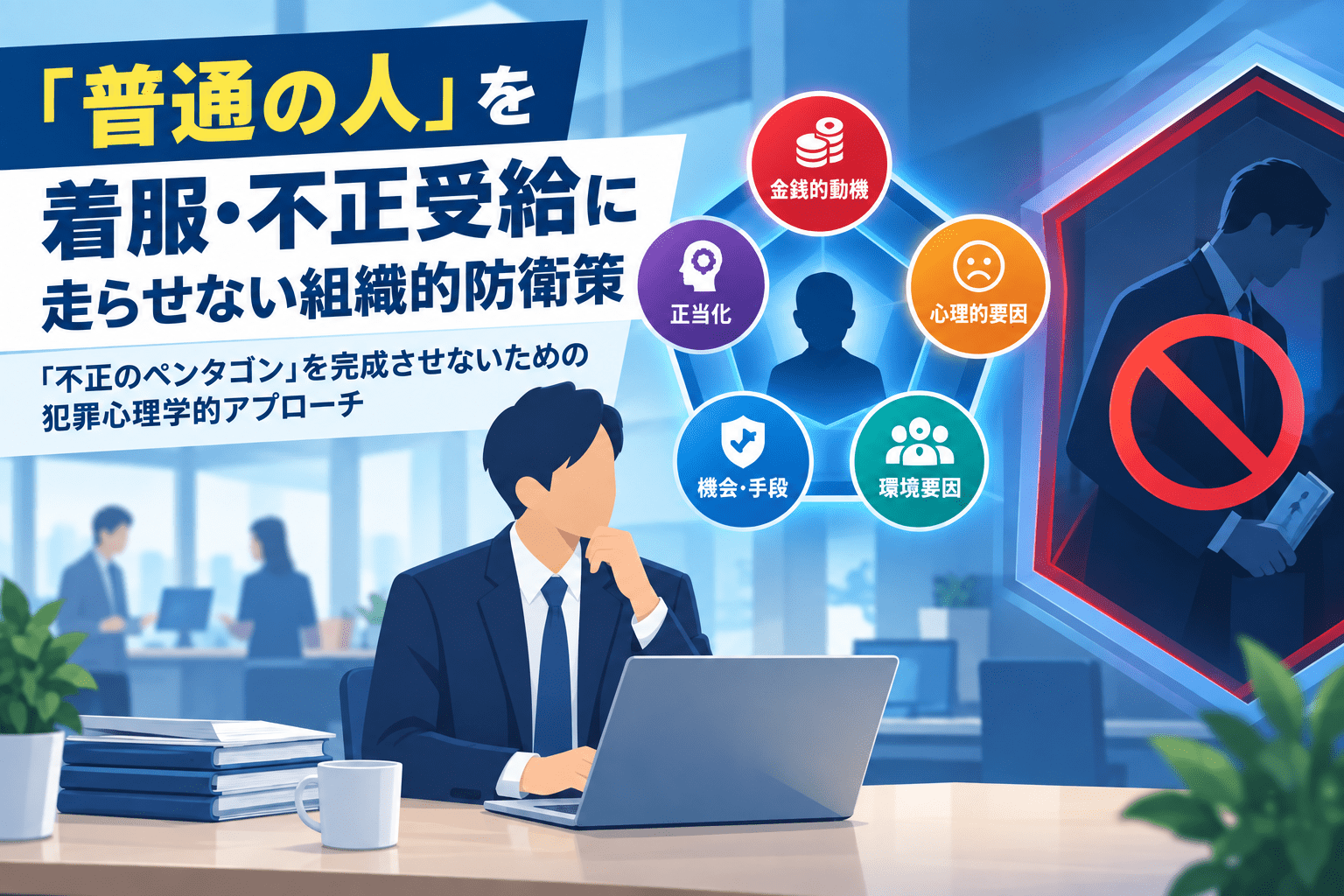 「普通の人」を着服・不正受給に走らせない組織的防衛策―「不正のペンタゴン」を完成させないための犯罪心理学的アプローチ