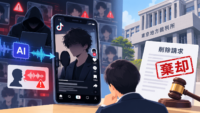 声優・俳優 津田健次郎さんのAI製音声 模倣 TikTok動画、削除請求を東京地裁が棄却―ボイスクローニング詐欺で残る「逃げ切り」のリスク