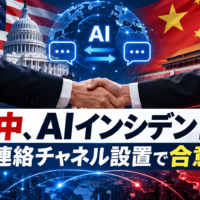 米中、AIインシデントの連絡チャネル設置で合意