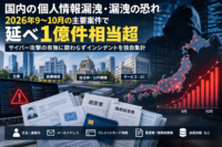 国内の個人情報漏洩・漏洩の恐れ、2026年9〜10月の主要案件で延べ1億件相当超―サイバー攻撃の有無に関わらずインシデントを独自集計