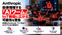 Anthropic、自律増殖する「AIワーム」がIoT機器に広がる可能性を警告―安価なAndroid TV15台でAIモデルを分散実行