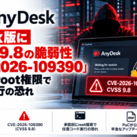 AnyDeskのLinux版にCVSS 9.8の脆弱性「CVE-2026-109390」―承認前にroot権限でコード実行、PoC公開