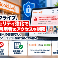 ブックライブ、セキュリティ強化で一部利用者のアクセスを制限―顧客情報への影響なし、コミックシーモア・Renta!との違い