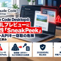 Claude Code DesktopのHTMLプレビューに脆弱性「SneakPeek」―秘密鍵・APIキー窃取の危険、8月に修正済み