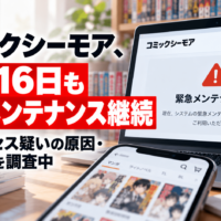 コミックシーモア、10月16日も緊急メンテナンス継続―不正アクセス 疑いの原因・影響範囲を調査中