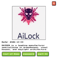 ランサムウェア グループ AiLock、大仙から窃取したとする情報をダークウェブで公開