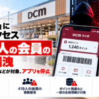DCM「マイボ」に不正アクセス、419人の会員の情報漏洩―ポイント残高などが対象、アプリを停止