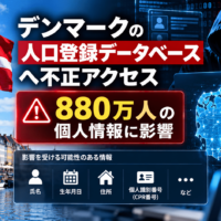 デンマークの人口登録データベースへ不正アクセス-880万人の個人情報に影響