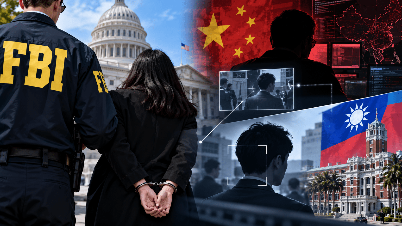 米FBI、中国政府の指示で台湾総統の息子を監視した疑いで女を逮捕
