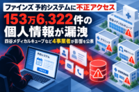 ファインズ 予約システムへの不正アクセス まとめ-153万6,322件の個人情報漏洩　四谷メディカルキューブなど4事業者が影響を公表