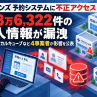 ファインズ 予約システムへの不正アクセス まとめ-153万6,322件の個人情報漏洩　四谷メディカルキューブなど4事業者が影響を公表