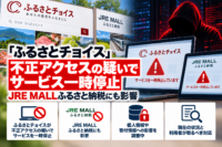 「ふるさとチョイス」不正アクセスの疑いでサービス一時停止、JRE MALLふるさと納税にも影響