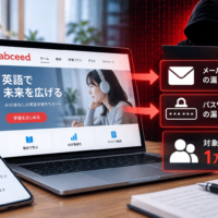 英語学習「abceed(エービーシード)」に不正アクセス、1万834アカウントのメールアドレス・パスワードハッシュが漏洩