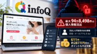 アンケートサイト infoQに不正アクセス、最大94万8,498件の個人情報漏洩の恐れ