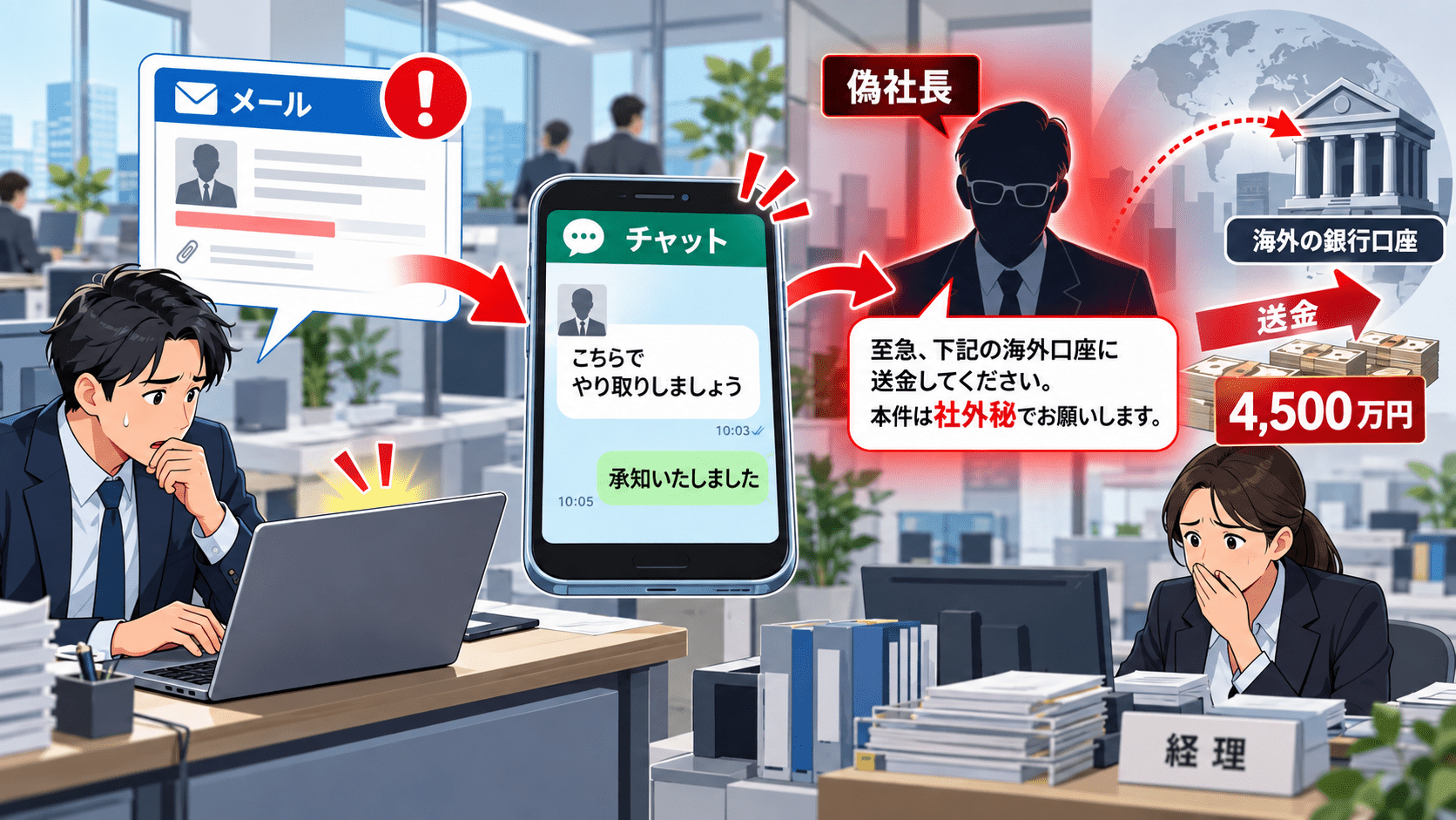 ジェリービーンズグループの4,500万円送金詐欺、調査報告で手口判明-メールからLINEへ誘導、ニセ社長が送金指示