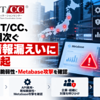 JPCERT/CC、国内で相次ぐ個人情報漏えいに注意喚起―API悪用・既知脆弱性・Metabase攻撃を確認