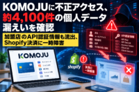 KOMOJUに不正アクセス、約4,100件の個人データ漏えいを確認　加盟店のAPI認証情報も流出、Shopify決済に一時障害