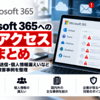 Microsoft 365への不正アクセス 事例まとめ|日経・東日本三菱自動車販売など国内7事案の被害と対策