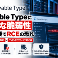 Movable Typeに重大な脆弱性、認証不要でRCEの恐れ―CVE-2026-96408・CVE-2026-103668