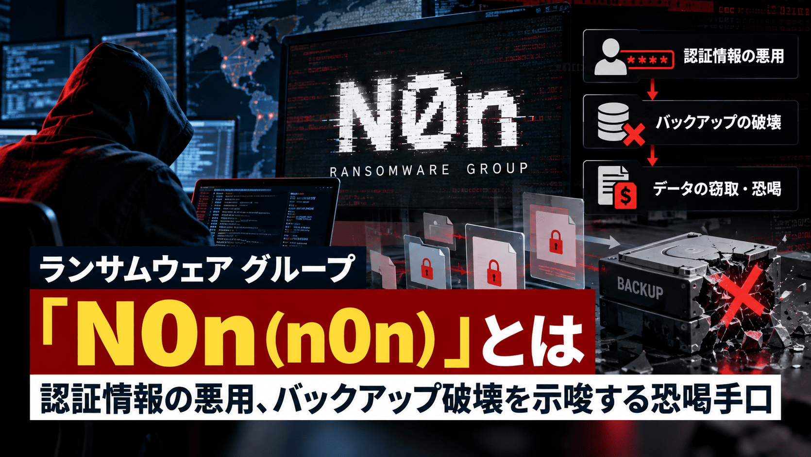 ランサムウェア グループ「N0n（n0n）」とは―認証情報の悪用、バックアップ破壊を示唆する恐喝手口