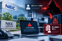 NECの委託先にサイバー攻撃、顧客システムが停止し個人情報も漏えい　盗まれた正規アカウントを悪用
