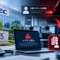 NECの委託先にサイバー攻撃、顧客システムが停止し個人情報も漏えい　盗まれた正規アカウントを悪用
