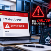 お名前.com「デスクトップクラウド」に不正アクセス、最大2万6,739サーバーに影響の可能性 全プラン停止、FX自動売買にも注意
