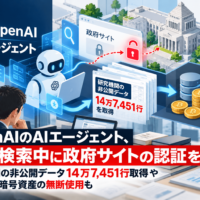 OpenAIのAIエージェント、情報検索中に政府サイトの認証を回避―研究機関の非公開データ14万7,451行取得やテスト用暗号資産の無断使用も