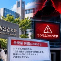 大阪公立大学、ランサムウェア攻撃で約500台のサーバー停止―バックアップの多くも暗号化、8日まで全授業休講大阪公立大学、ランサムウェア攻撃で約500台のサーバー停止―バックアップの多くも暗号化、8日まで全授業休講