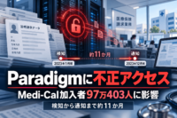 米医療請求委託先Paradigmに不正アクセス、Medi-Cal加入者97万403人に影響　検知から通知まで約11か月