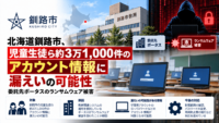 北海道釧路市、児童生徒ら約3万1,000件のアカウント情報に漏えいの可能性―委託先 ポータスのランサムウェアによるサイバー攻撃で