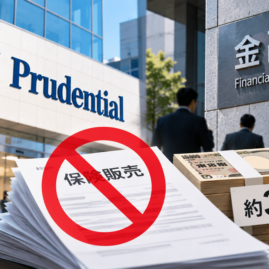 プルデンシャル生命に一部業務停止命令へ―金融庁が最終調整、約31億円