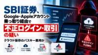 SBI証券、Google・Appleアカウント乗っ取り経由で不正ログイン・取引の疑い―クラウド保存のパスキー悪用か