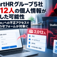 SmartHRグループ5社、2,012人の個人情報が流出した可能性　「Studio」への不正アクセスで問い合わせフォームが対象に