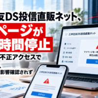 三井住友DS投信直販ネット、委託先への不正アクセスでマイページが約10時間停止―16日朝に復旧、口座・取引への影響確認されず