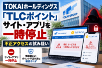 TOKAIホールディングス「TLCポイント」サイト・アプリを一時停止　不正アクセスの試み疑い、情報漏えい・ポイント不正利用は確認されず