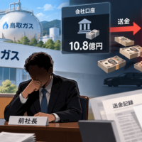 鳥取ガス、児嶋太一前社長を解任―会社資金10.8億円を個人口座へ送金、私的流用3億円超を会社側が指摘