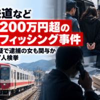 山形鉄道など9億1,200万円超の被害のボイスフィッシング、資金洗浄容疑で逮捕の女も関与か―ベトナムで7人検挙